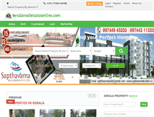 Tablet Screenshot of keralarealestateonline.com